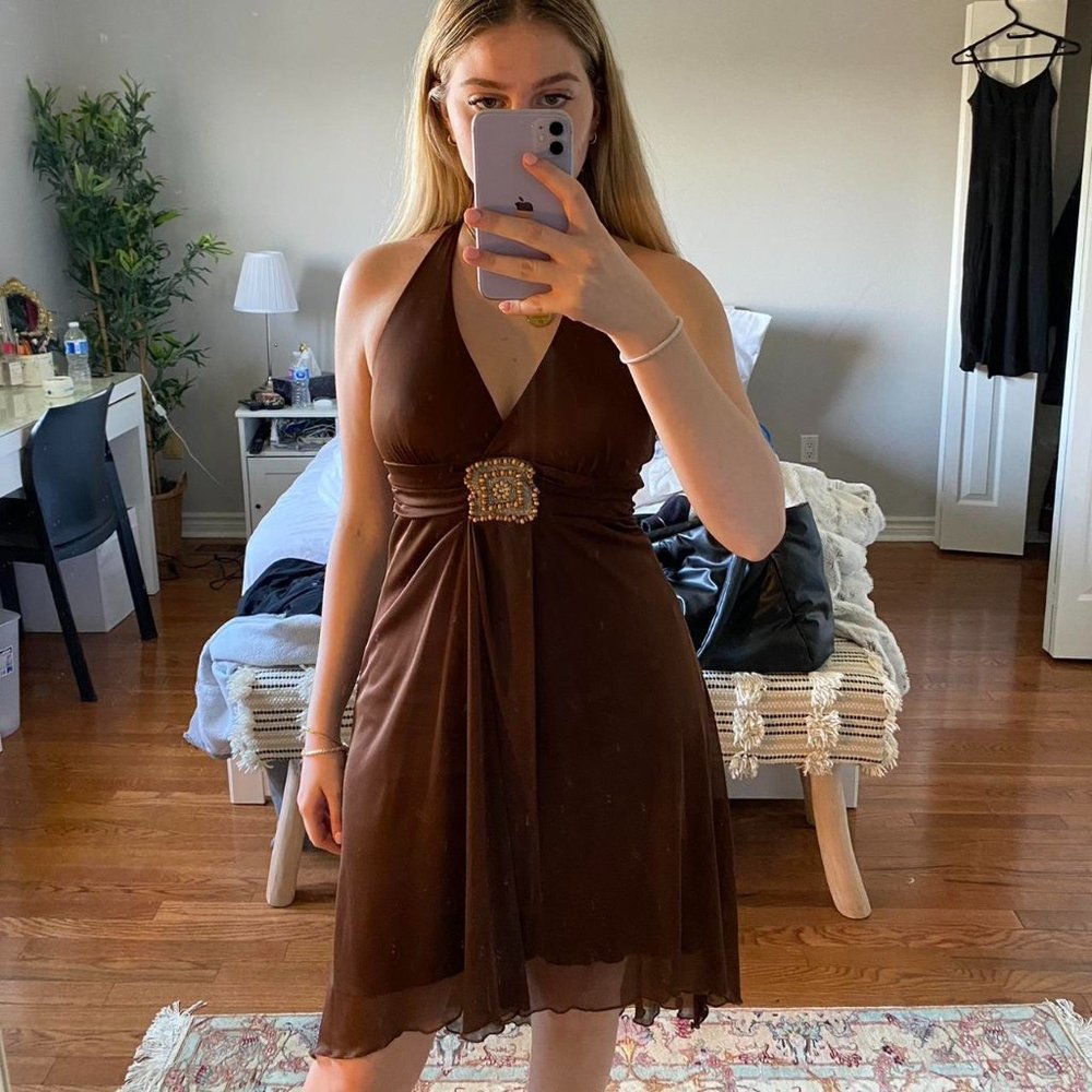 Perfect brown dress for the summer - Picture 1 of 2